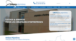 Desktop Screenshot of orleanspepinieres.fr